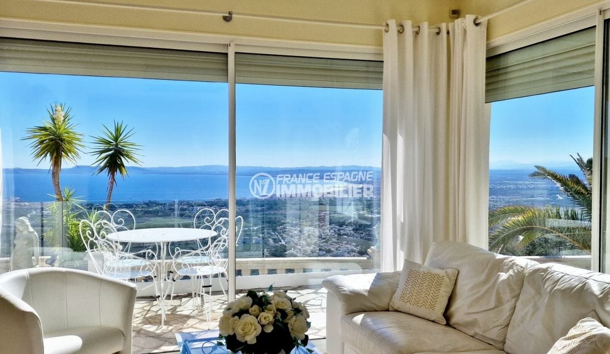 maison a vendre espagne bord de mer, 5 pièces 161 m² vue panoramique, vue mer depuis salon