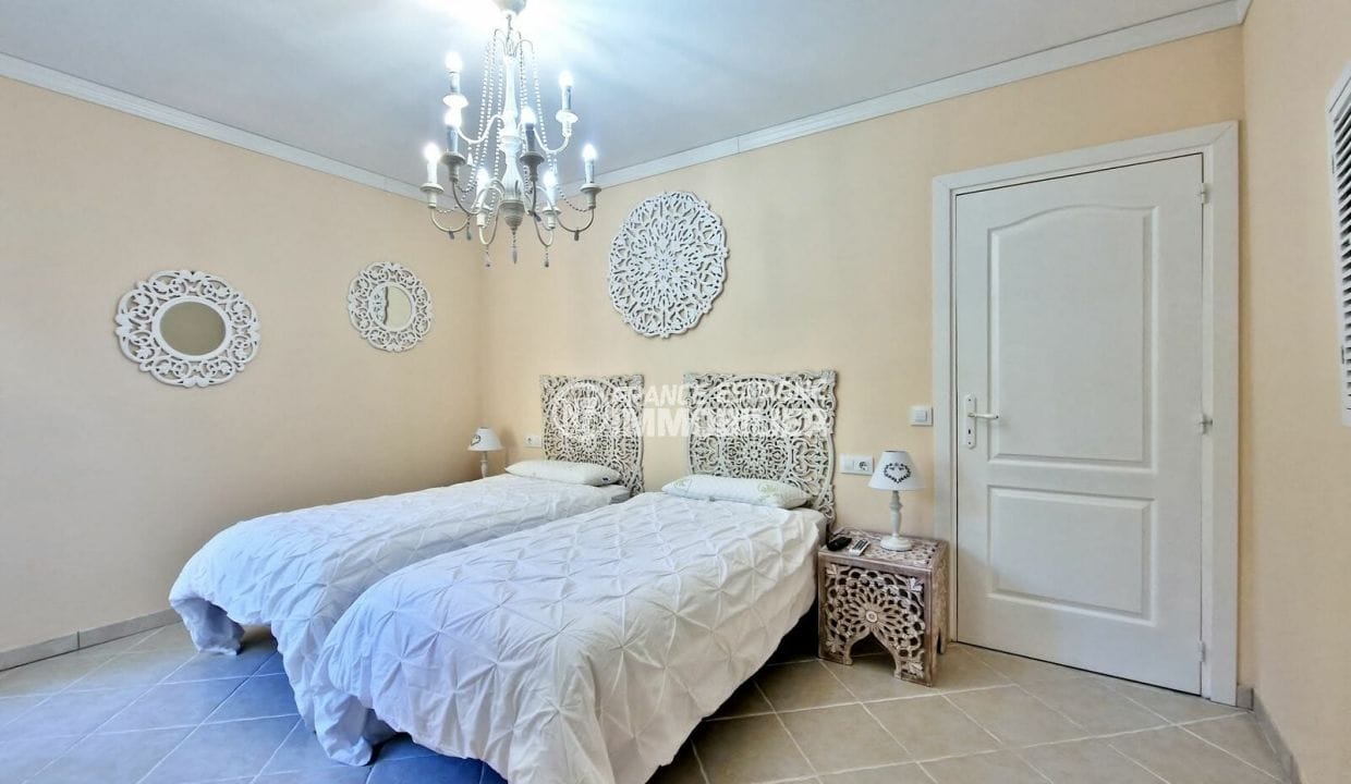 achat villa rosas espagne, 5 pièces 161 m² vue panoramique, 3ème chambre double