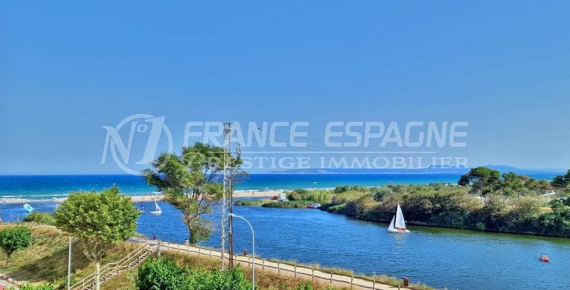 appartement belle vue empuriabrava 3 pièces 43 m², vue mer/canal