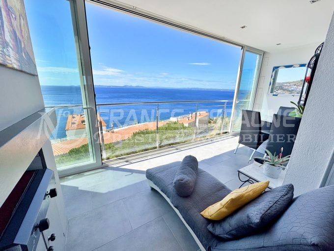 appartement superbe vue mer roses 3 pièces 79 m², terrasse vue mer