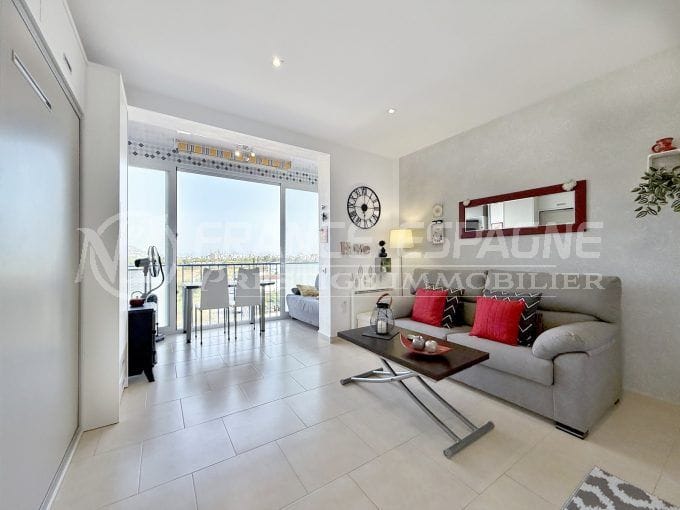 studio vue dégagée roses cortijo 1 pièce 25 m², salon