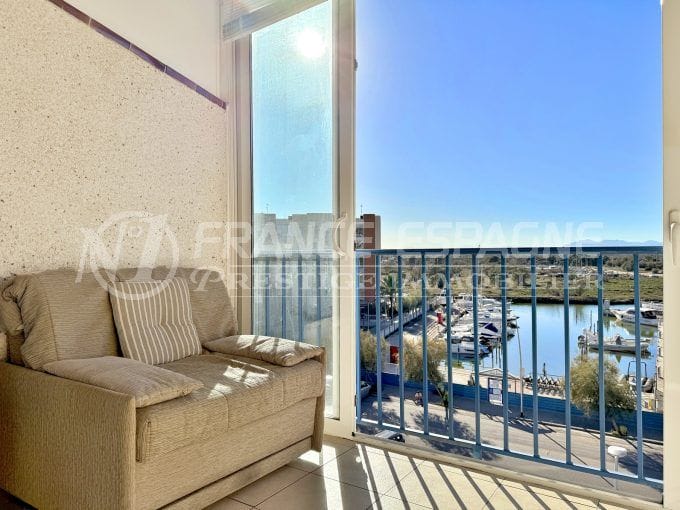 studio vue canal roses 1 pièce 29 m², véranda vue canal